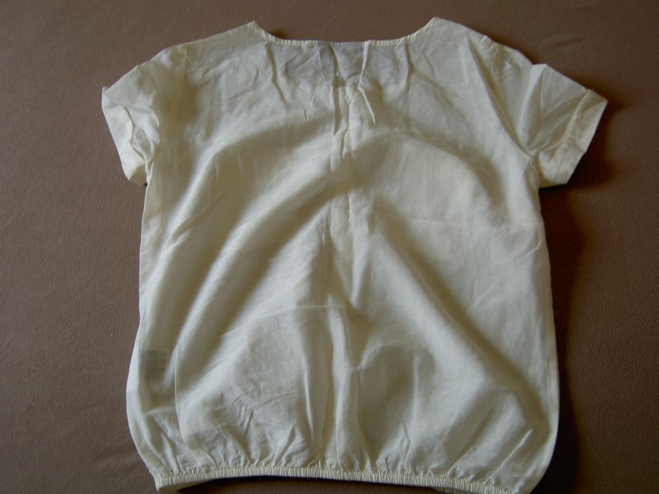 Bluse Baumwolle-Seide, mexx, Gr. 32, creme, 1x getragen in Tittling