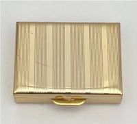 Vintage Pillendose Schmuckbox Retro Muster Gold Schatulle RAR Schwerin - Altstadt Vorschau