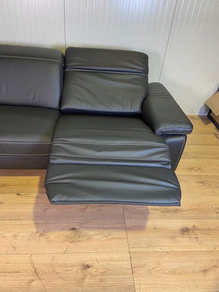 Ledersofa Hukla Hocker Ledercouch Sofa Couch Ecksofa Lederecksofa in Paderborn