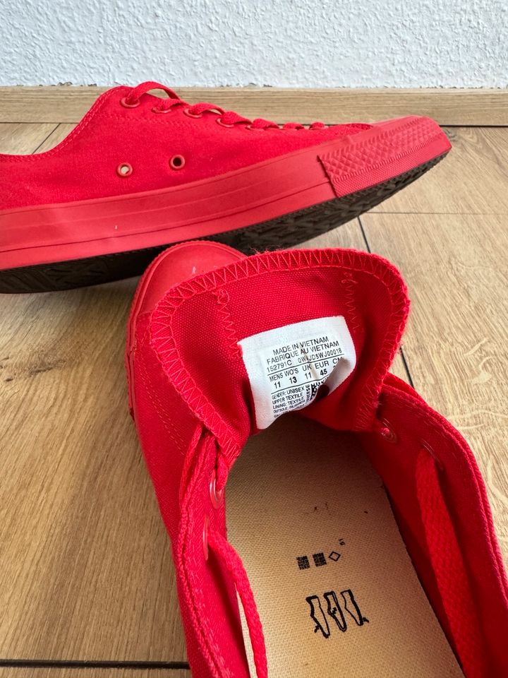 Converse Herrenschuhe | Schuhe | Rot | Größe 45 in Bergisch Gladbach