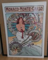 Werbeplakat - Mucha - Monaco, Monte Carlo - Jugendstil - 50x70cm Leipzig - Connewitz Vorschau
