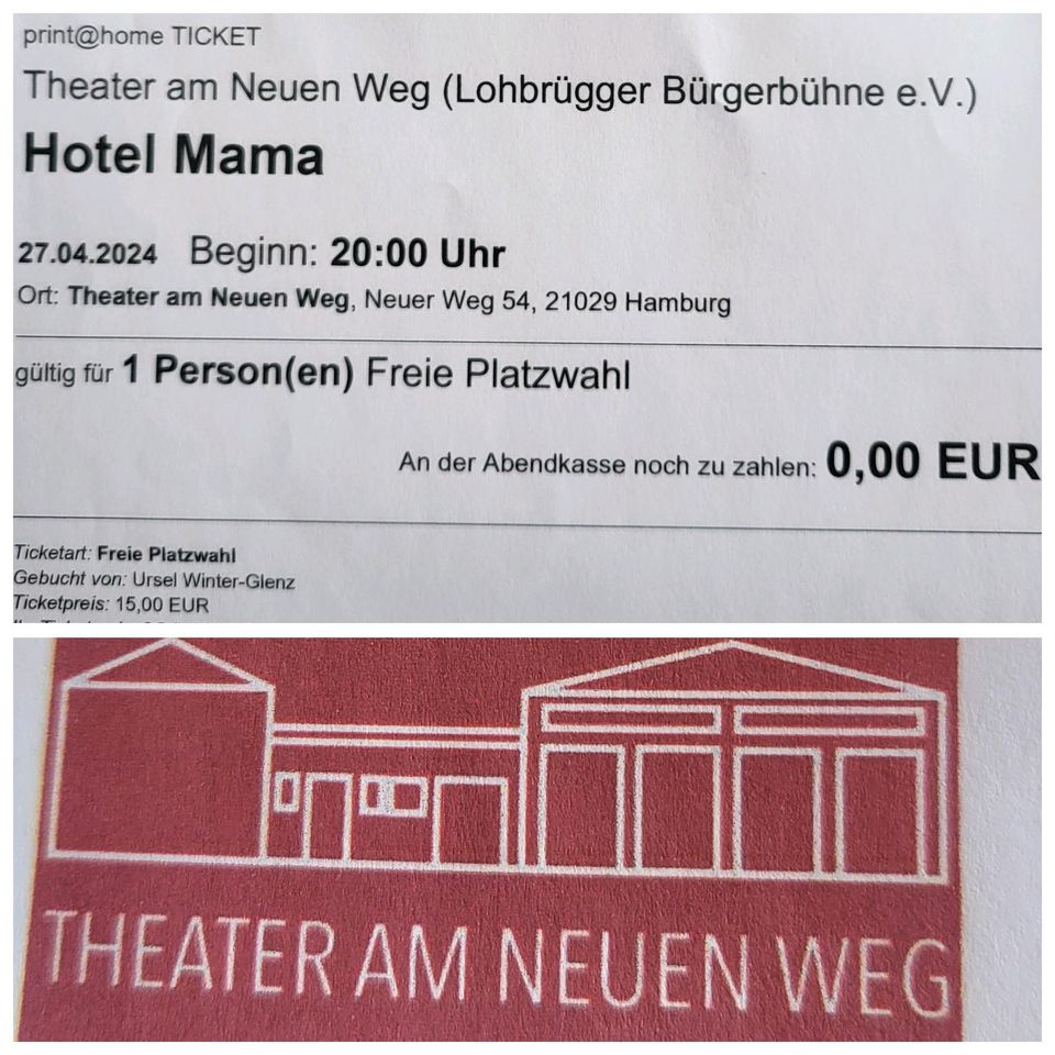 Tickets für Hotel Mama in Hamburg