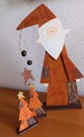 Aufsteller Weihnachtsmann (Höhe 52 cm) und 2 Tannen (Höhe 20 cm) Sachsen-Anhalt - Halle Vorschau