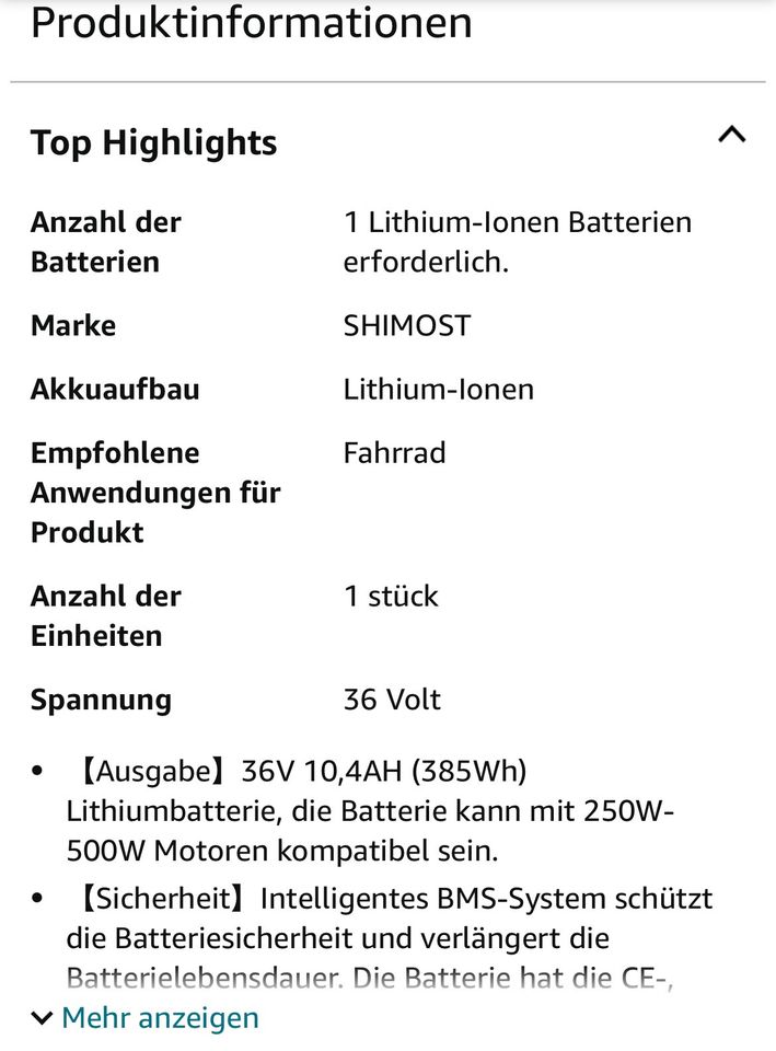 E bike Akku neu und ungeöffnet mit Ladegerät in Neuenkirchen - Merzen