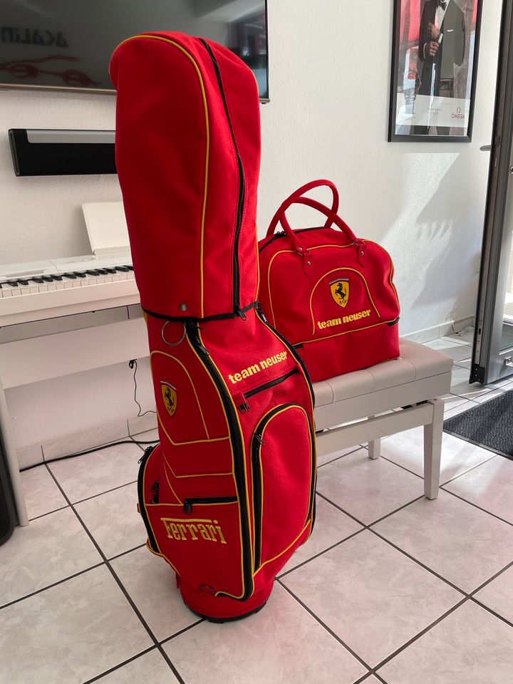 Original Ferrari Golf Cartbags Tasche Team Neuser Weekender neu in München