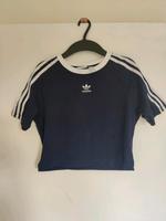 Adidas T-Shirt neu modern bauchfrei cropped blau Nordrhein-Westfalen - Gevelsberg Vorschau