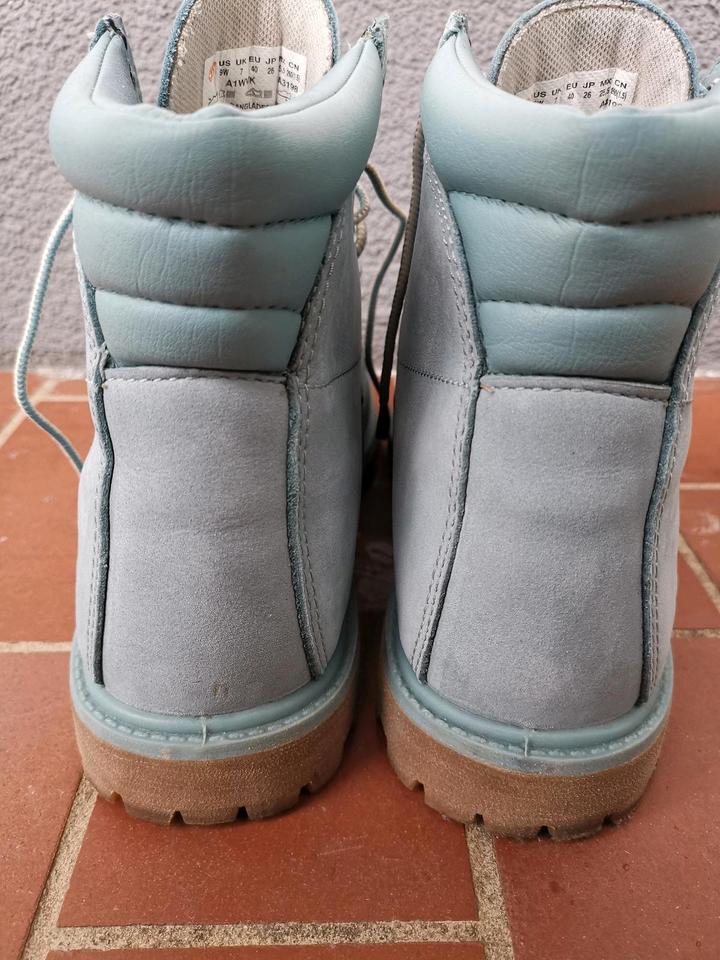 Timberland NEU 40 Waterville Leder Graublau waterproof Stiefel in Buxtehude