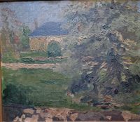 Gemälde Impressionistisch unleserlich signiert um 1910 Bonn - Tannenbusch Vorschau