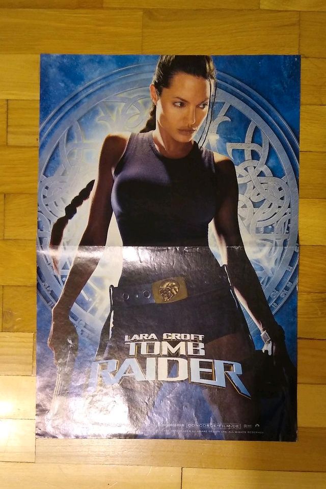 Tomb Raider Film-Poster Angelina Jolie Sticker Screenfun Kasumi in Annaberg-Buchholz
