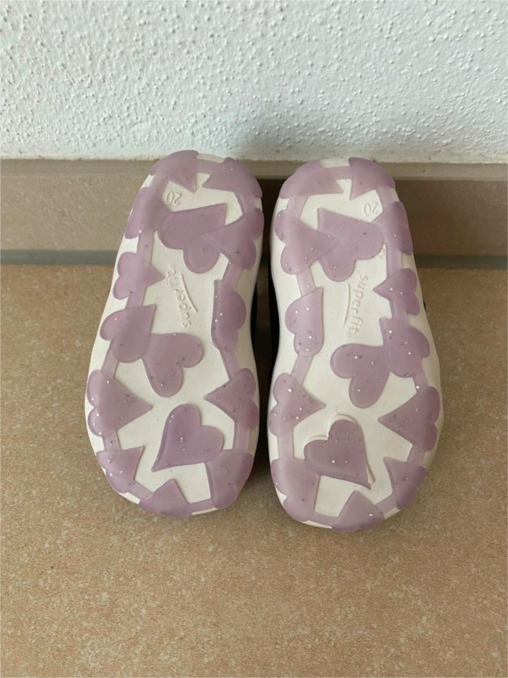 neu Sandalen Schuhe Superfit dunkelblau rosa Blume Größe 20 in Großmehring