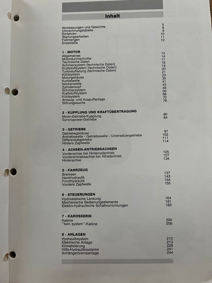 Lamborghini Schlepper Werkstatthandbuch in Böbing