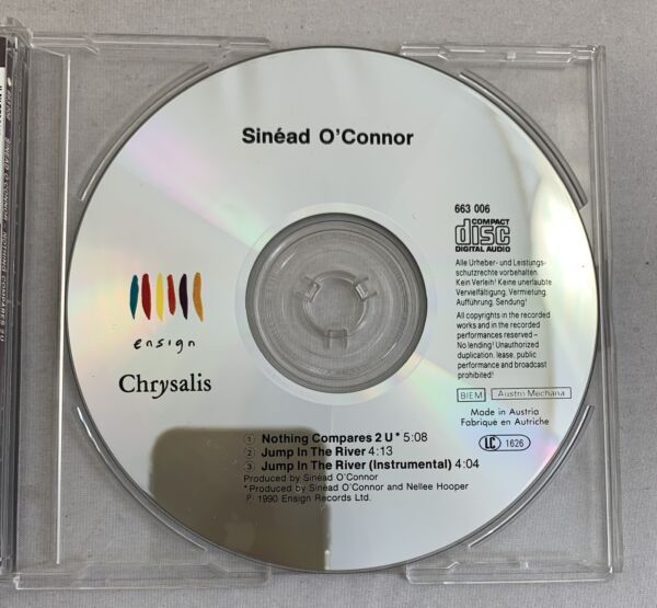 Sinaed O' Connor Noting Compares 2 U Maxi CD Single 3 Tracks Ensi in Gangelt