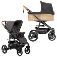 Naturkind Lux Evo - 2in1 Kinderwagen-Set - Erdmännchen - inkl. Babywanne geflochten + Sportsitz - GOTS-zertifizierter Hersteller - NEU Hessen - Fulda Vorschau