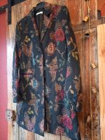 Long Blazer Gehrock Jacke florales Blumen Muster schwarz 38 Baden-Württemberg - Walldorf Vorschau