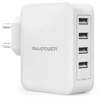 RAVPower USB Ladegerät 4-Port 40W AC Wandladegerät Hessen - Bad Vilbel Vorschau