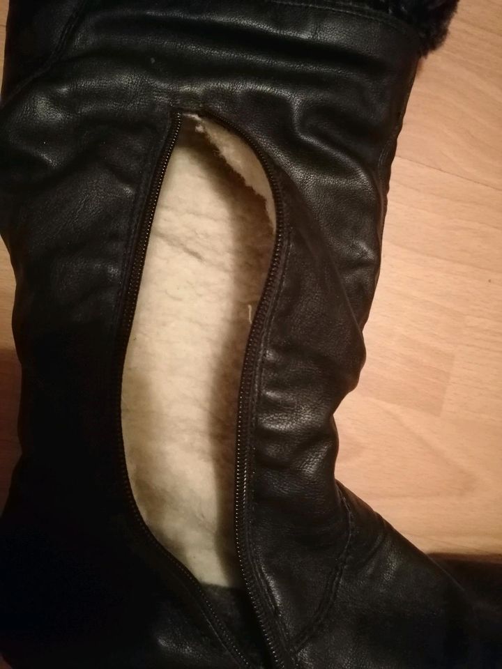 Stiefel, Winterstiefel, gefüttert, Größe 40, Rieker in Heimbach