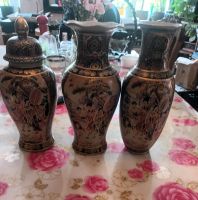 Verkaufen 3 China Vasen mit figürlichen  Dekor, Handarbeit  H-max Bayern - Amberg Vorschau