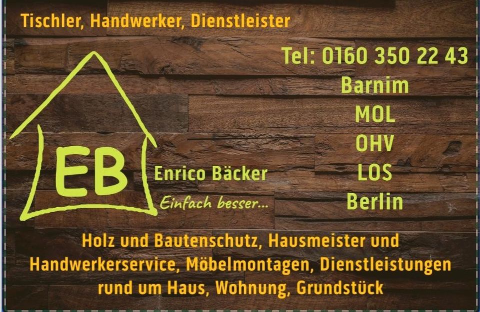 Handwerker Tischler Hausmeister in Wandlitz