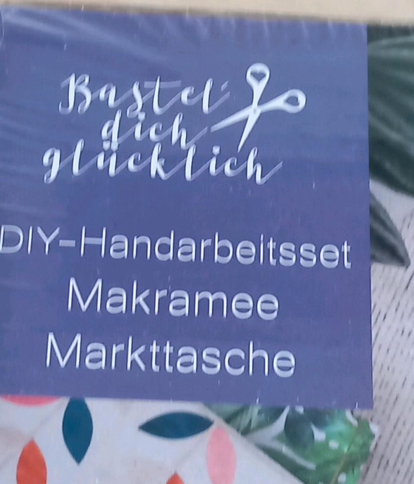 Makrame Markttasche Bastelset Neu in Müllheim