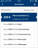 Check 24 Reisegutschein 200 euro Gutschein Nordrhein-Westfalen - Herford Vorschau