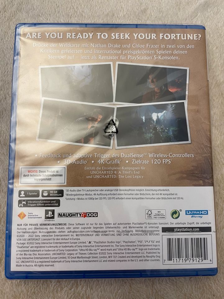 Uncharted - Legacy of Thieves Collection Remastered NEU! OVP! PS5 in Leipzig