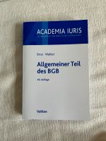 Lehrbuch Jura Allgemeiner Teil BGB Brox Walker Dresden - Pieschen Vorschau