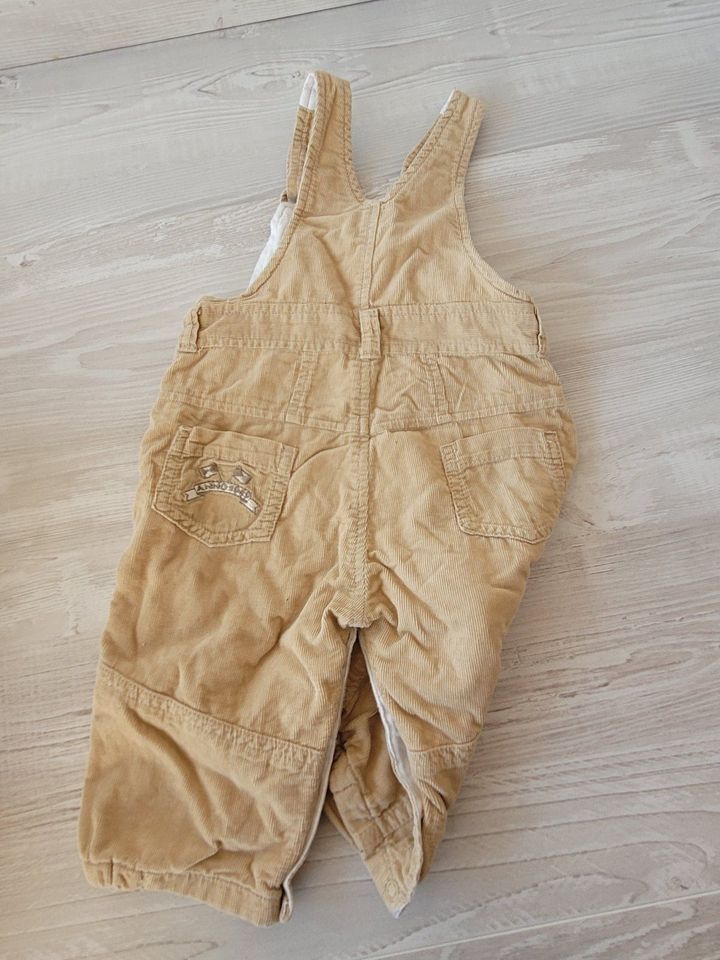 Größe 68, Kanz, beige Cordlatzhose in Nürtingen