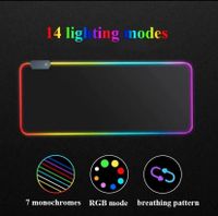 Gaming Mauspad RGB mit 14 Beleuchtungsmodi 80*30*4 cm NEU Nordrhein-Westfalen - Paderborn Vorschau