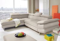 Eck-Sofa Kopfteil-,Bett-Funktion Textilleder Couch UVP 2483,- NEU Nordrhein-Westfalen - Lippstadt Vorschau