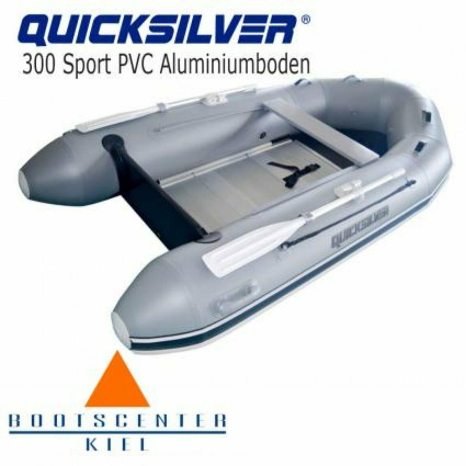 Quicksilver 300 Sport PVC Aluminiumboden Schlauchboot in Kiel