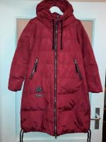 Daunenmantel Winterjacke Gr. 170 XS S rot glänzend Brandenburg - Potsdam Vorschau