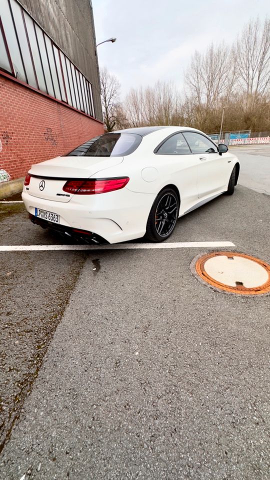 Mercedes Benz S63 AMG Coupé mieten V8 NON-OPF M5 Hochzeitsauto G63 RSQ8 SQ7 SQ5 in Lippstadt