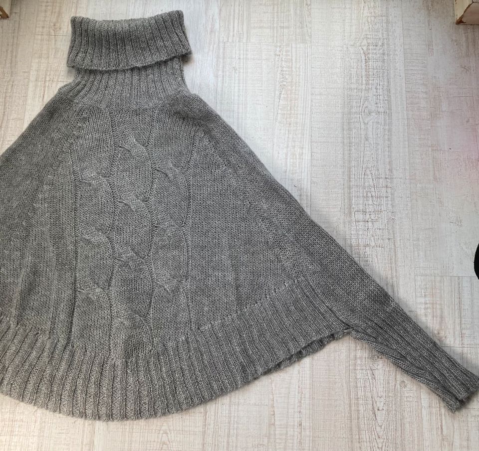 Hallhuber Rollkragen-Pullover Gr. S oversized Mohair grau in Neu Ulm