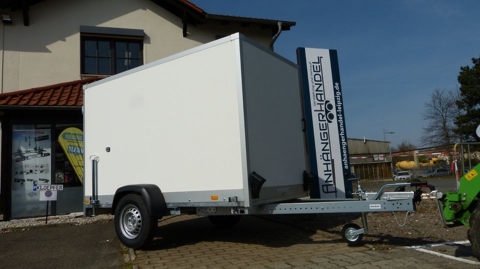 ❗❗❗ SONDERPREIS ❗❗❗STEMA Kofferanhänger STPK O2 13-25-13.1.P15.1 Hecktür P-Box 424 × 178 × 212 cm 26026.061  Plywood Box Handwerk Installation Transport Tandem Holz Tieflader gebremst in Leipzig