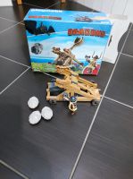 Playmobil Dragons 9245 Grobian mit Steinschleuder Bayern - Gottfrieding Vorschau