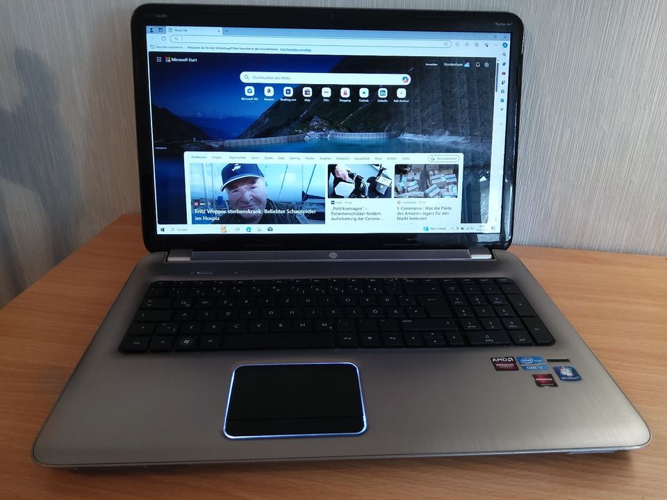 Notebook HP Pavilon DV7 6109sg i7, 8Gb Ram,256Gb SSD 17,3" in Nordenham