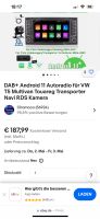 DAB+ Android 11 Autoradio + Navi + Rückfahrkammera VW Baden-Württemberg - Ettlingen Vorschau