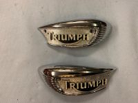 Triumph Bonneville Chrom Tank Embleme Badges T3900066 T3900067 Köln - Porz Vorschau