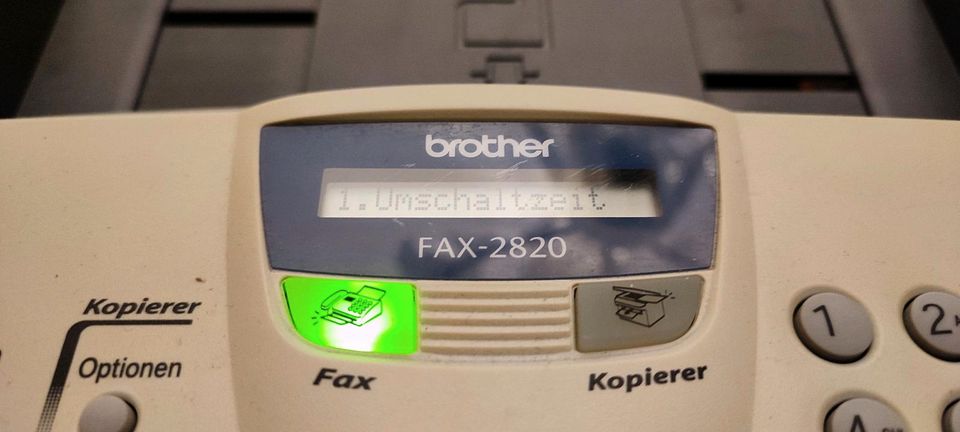 Laserfaxgerät Laserdrucker Brother Fax 2820 inkl. Original-Toner in Cloppenburg