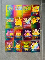 Bunte Pokemon Pikachu Karten im Regenbogenstil zum Sammeln Hessen - Obertshausen Vorschau
