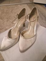 Brautschuhe Braut Schuhe Hochzeitsschuhe Riemchenschuhe Satin Wuppertal - Barmen Vorschau