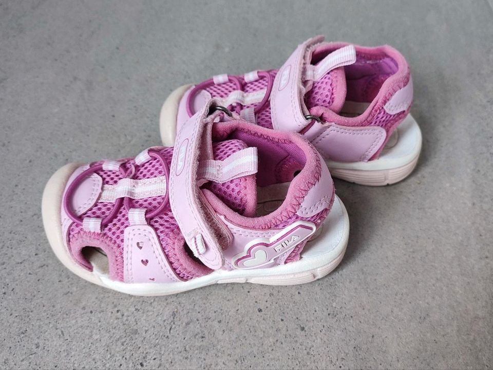 Sandalen Mädchen 21 Fila rosa in Ludwigsau