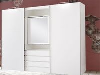 Schwebetürenschrank Magie mit drehbarem Spiegel 300cm weiß Rostock - Gross Klein Vorschau