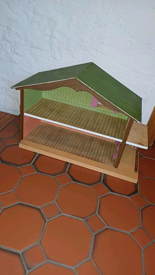 Puppenhaus, großes Spielzeug Puppenhaus 80x40x52 cm in Traitsching