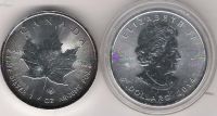 Silbermünze Maple Leaf Canada,1oz 9999 Silber, Niedersachsen - Laatzen Vorschau