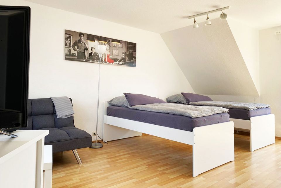 ZW15 schönes 1 Zimmer Ferien Apartment mit Dachterrasse in Glauchau