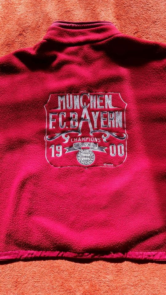 FC Bayern München FCB Fleecepullover Gr. L Pulli retro in Kulmain