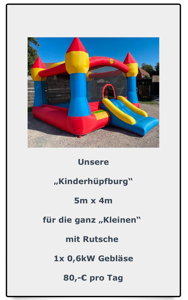 Hüpfburg für Kinder in Sömmerda