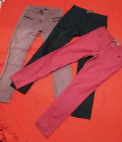 Damenhose 36 rot, schwarz mit Glitzer, Damenhose S blue motion Nordrhein-Westfalen - Hilden Vorschau