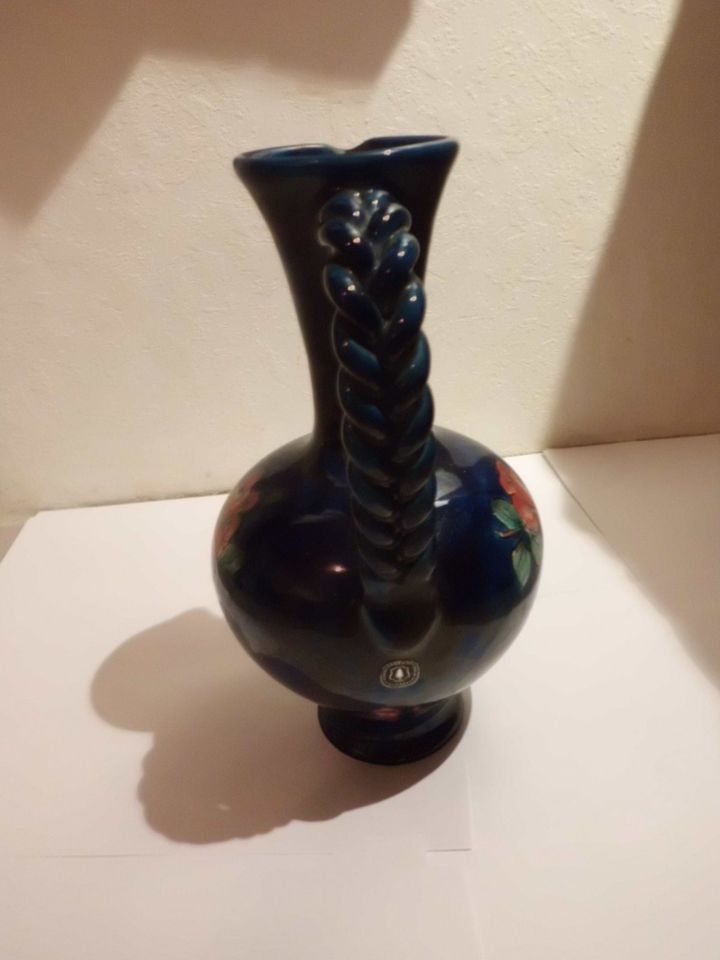 Henkelvase / Krugvase " Hindelanger Keramik "  / 29 cm in Deggingen